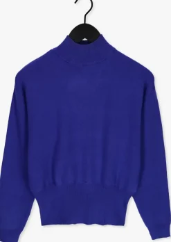 blauwe minus trui jose knit turtleneck