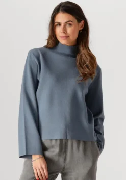 blauwe minus trui lupi high neck pullover