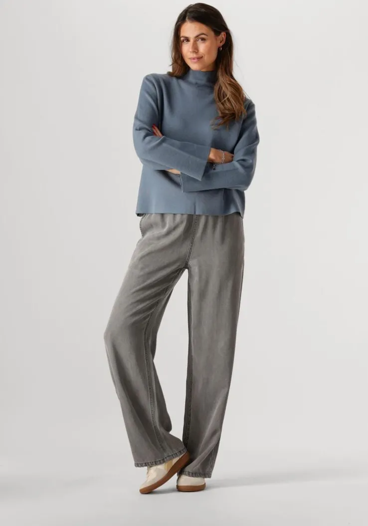 blauwe minus trui lupi high neck pullover