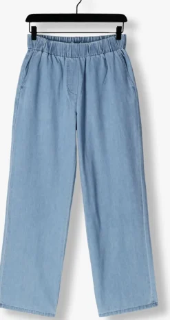 blauwe minus wide jeans bora mid waist pant