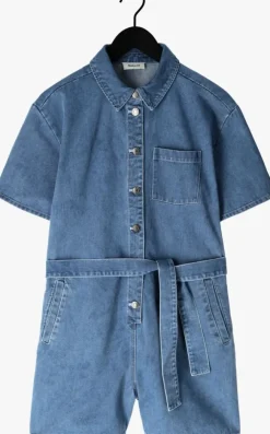 blauwe modström playsuits naomomd solid playsuit