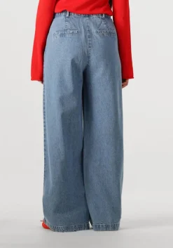 blauwe modström wide jeans minnimd pants
