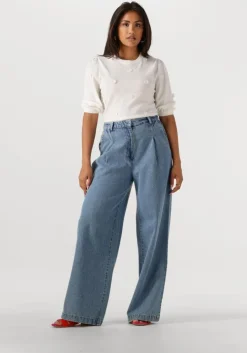 blauwe modström wide jeans minnimd pants