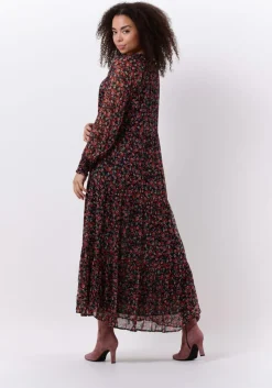 blauwe moliin maxi jurk elena