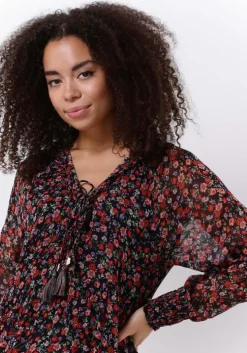 blauwe moliin maxi jurk elena