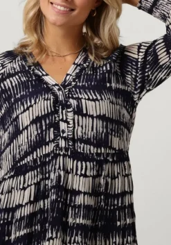 blauwe moliin mini jurk louise