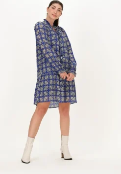 blauwe moliin mini jurk melissa