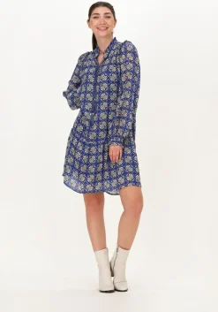 blauwe moliin mini jurk melissa