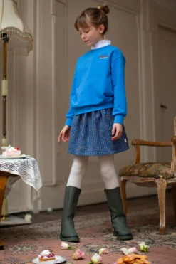 blauwe moodstreet minirok skirt ruby