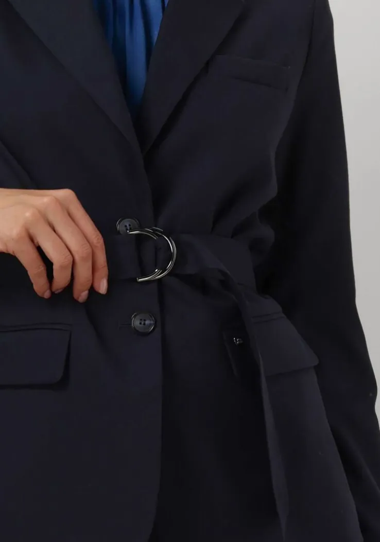 blauwe mos mosh blazer herdis caia blazer
