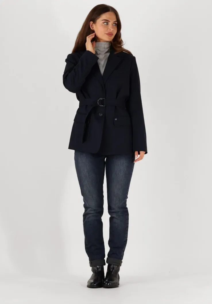 blauwe mos mosh blazer herdis caia blazer