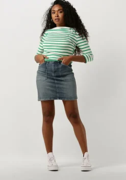 blauwe mos mosh minirok maki