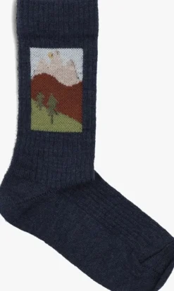 blauwe mp denmark sokken willum socks