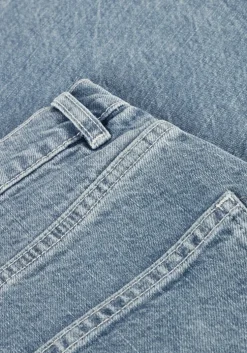 blauwe msch copenhagen shorts mschelida ada denim shorts