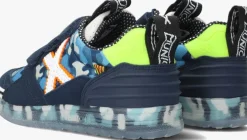 blauwe munich lage sneakers g3 velcro