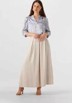 blauwe neo noir blouses roella graphic fade blouse