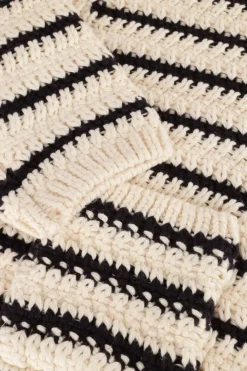 blauwe neo noir vest paula knit cardigan