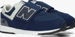 blauwe new balance lage sneakers nw574
