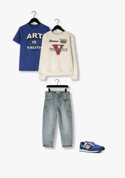 blauwe new balance lage sneakers gc574 m