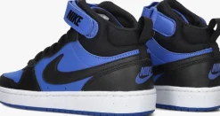 blauwe nike hoge sneakers court borough mid 2 (gs)