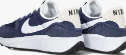 blauwe nike lage sneakers waffle nav