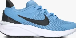 blauwe nike lage sneakers nike star runner 4 nn (gs)