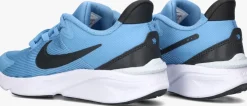 blauwe nike lage sneakers nike star runner 4 nn (gs)