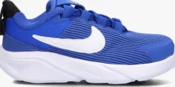 blauwe nike lage sneakers star runner 4 nn (td)