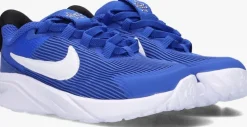blauwe nike lage sneakers star runner 4 nn (td)