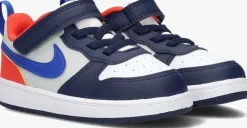 blauwe nike lage sneakers court borough low recraft