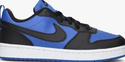 blauwe nike lage sneakers court borough low recraft gs