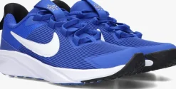blauwe nike lage sneakers star runner 4 nn (ps)