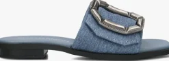 blauwe noa harmon slippers 9736