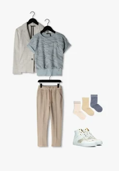 blauwe nobell t-shirt kez loose fit tshirt