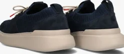 blauwe nokwol lage sneakers ronda knit
