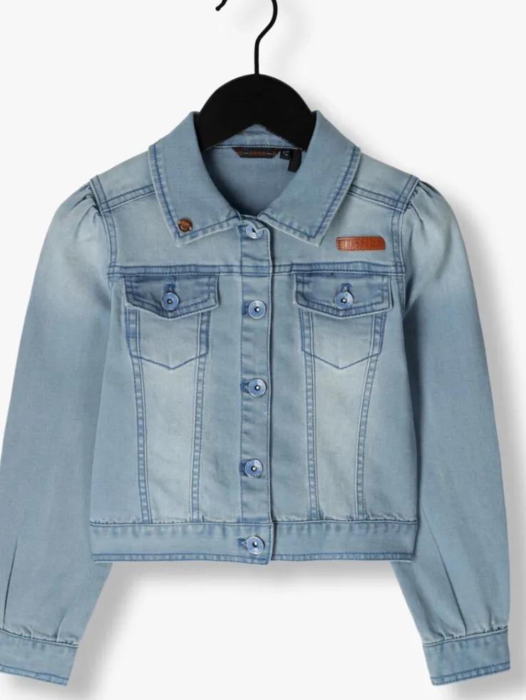 blauwe nono spijkerjas dove girls denim jacket blue