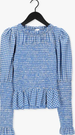blauwe notes du nord top cheryl blouse