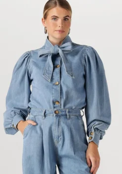 blauwe notre-v blouses nv-goldie