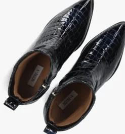 blauwe notre-v enkellaarsjes 63231