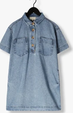 blauwe notre-v mini jurk nv-faye