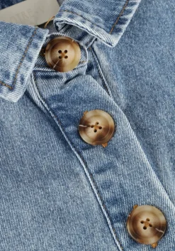 blauwe notre-v mini jurk nv-faye