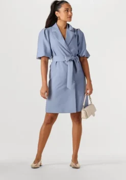 blauwe notre-v mini jurk nv-felice