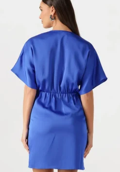 blauwe notre-v mini jurk nv-fonda