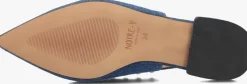 blauwe notre-v slingbacks 12270