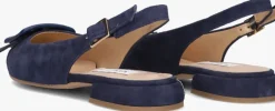 blauwe notre-v slingbacks 12241