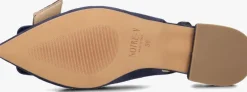 blauwe notre-v slingbacks 12241