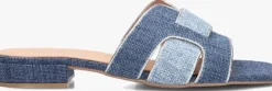 blauwe notre-v slippers 6416