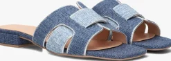 blauwe notre-v slippers 6416