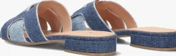 blauwe notre-v slippers 6416