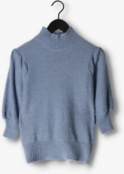 blauwe notre-v trui knit nv asia